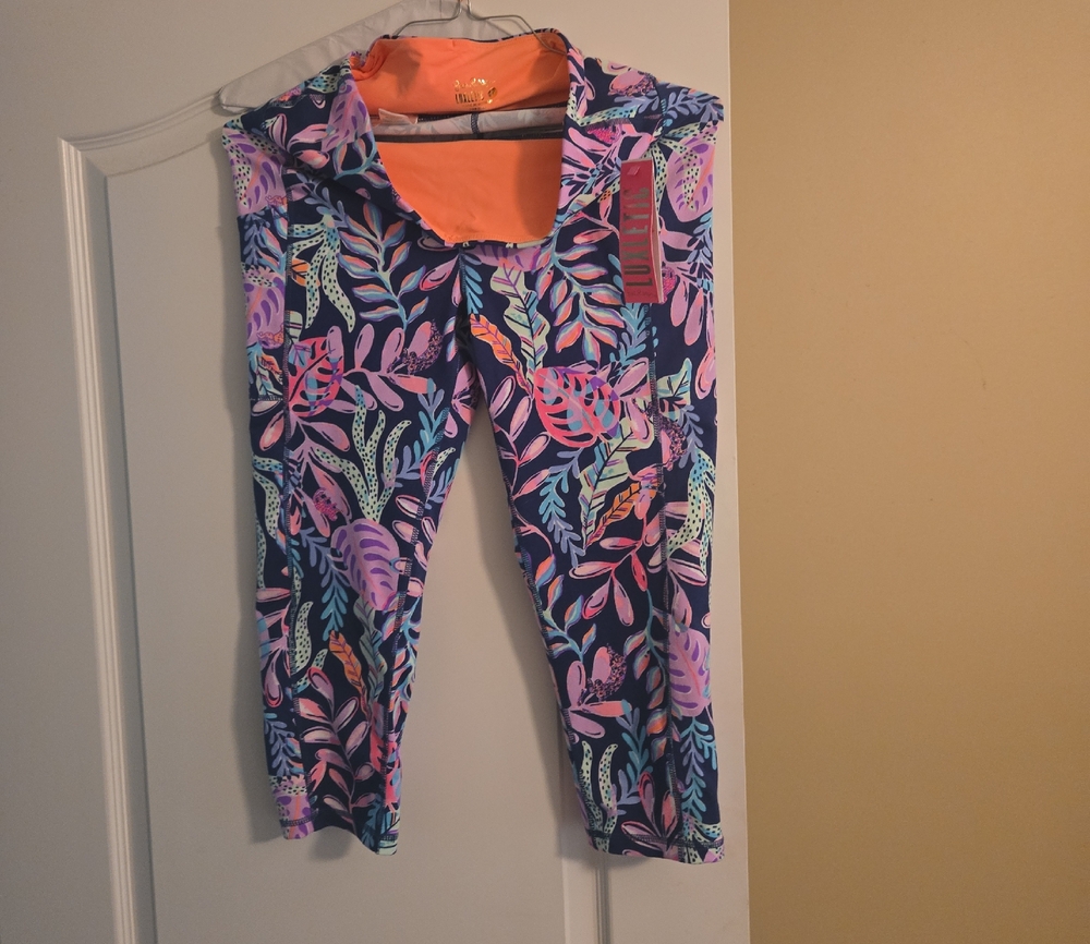 Lilly Pulitzer Vibrant Leaf Print Leggings